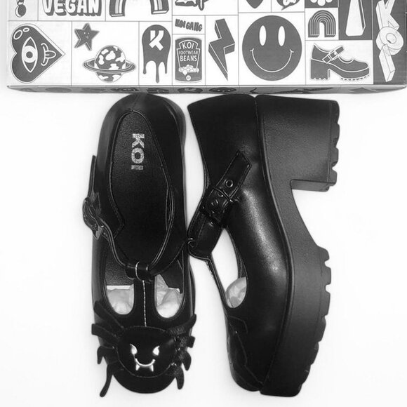 Dolls Kill A Spider's Choice Mary Janes - Picture 1 of 5